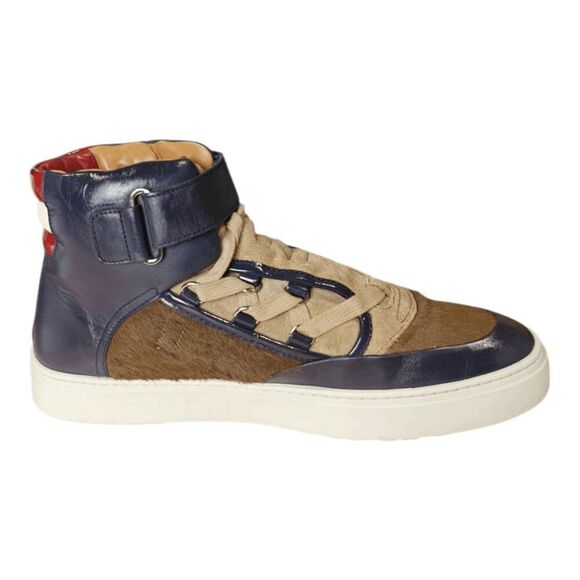 BALLY Leather Calf High-Top Sneaker Size 9D